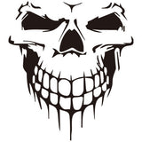 High-quality  1pc 3D Skull Head Car Stickers Rear Windshield Window Car Styling Stickers And Decals