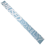 Abused Daily Windshield Banner Decal Sticker 3.5"x33"