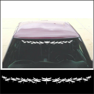 Windshield DRAGONFLY decal wing insect bug sticker for car or truck