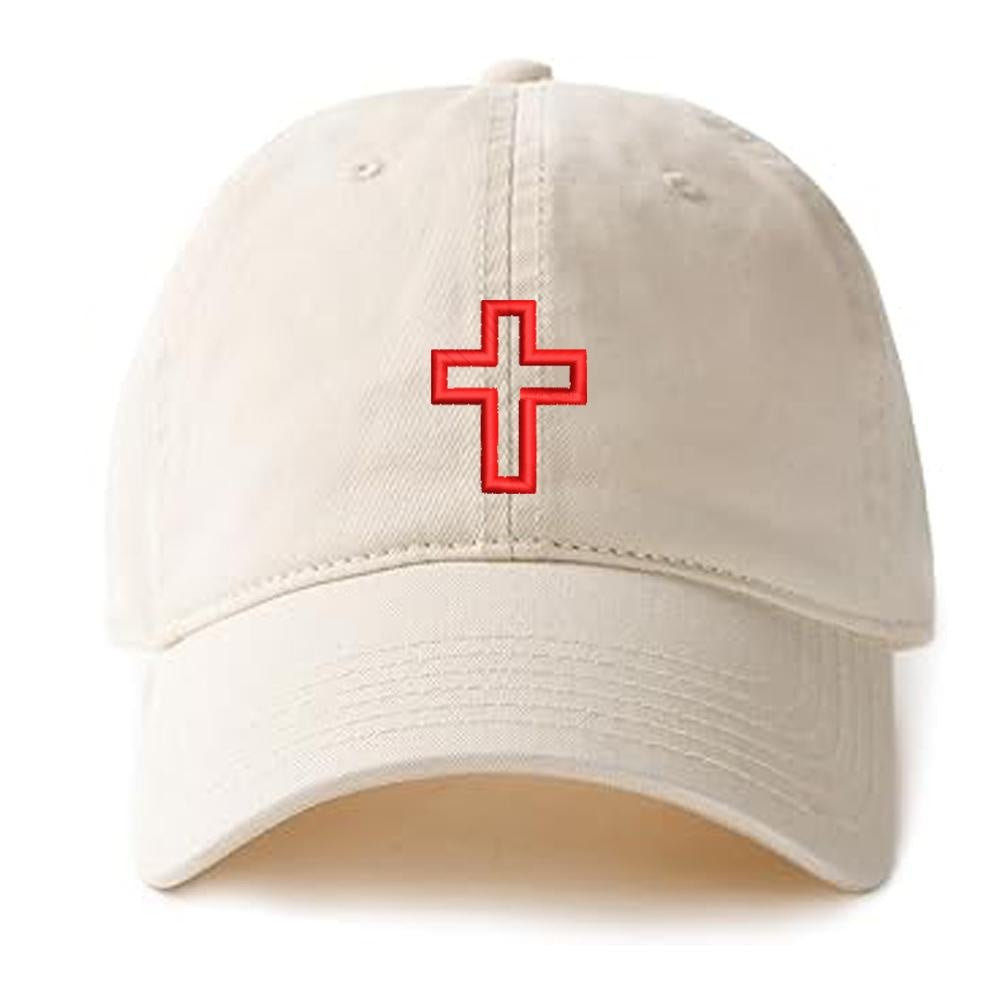 Jesus Cross Graphic Embroidery Baseball Cap Jesus God Christian Embroidery Hat Unisex Cotton