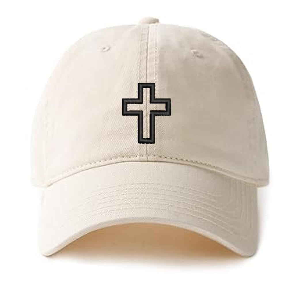 Jesus Cross Graphic Embroidery Baseball Cap Jesus God Christian Embroidery Hat Unisex Cotton