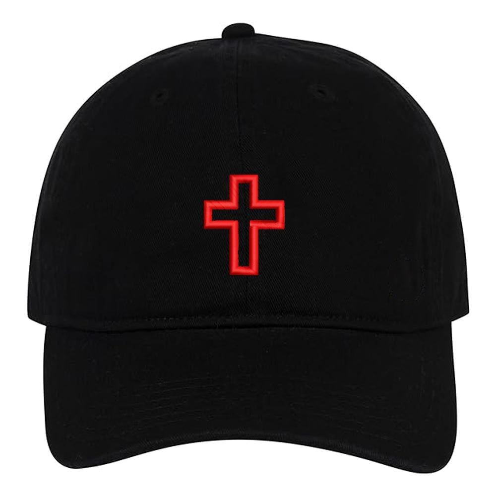 Jesus Cross Graphic Embroidery Baseball Cap Jesus God Christian Embroidery Hat Unisex Cotton