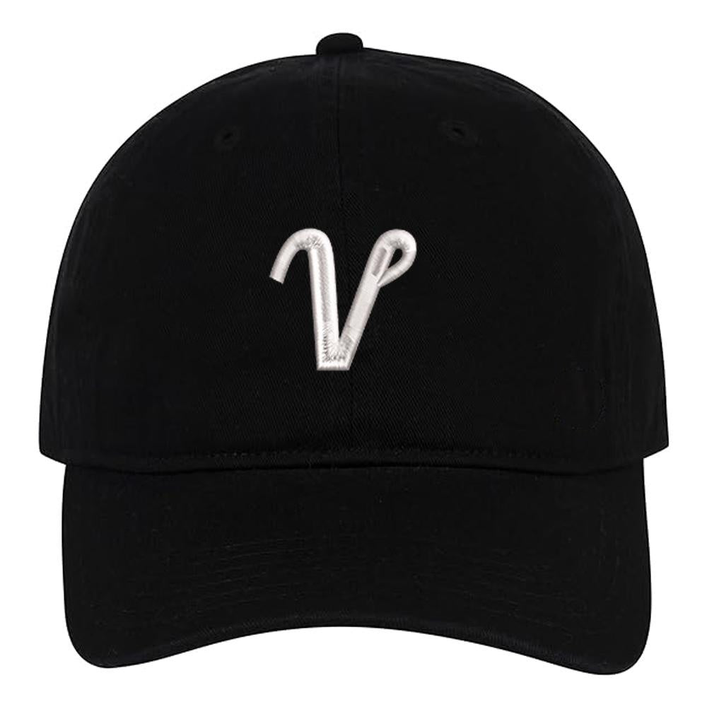 Letter A-Z Baseball Caps Embroidery Cotton Unisex Adjustable Soft and Comfortable Hats