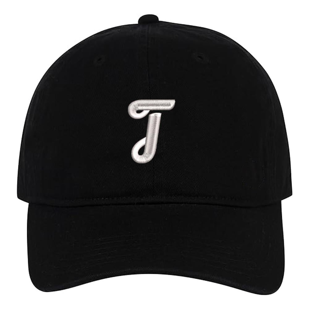 Letter A-Z Baseball Caps Embroidery Cotton Unisex Adjustable Soft and Comfortable Hats