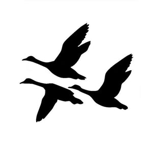 10*12.5CM Ducks Flying Car Sticker Decals Creative Decorative Bird Hunting Waterfowl Motorcycle Car Stickers C2-0118