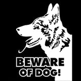 11.3CM*15.3CM Beware Of God Sheep-Dog Decal Vinyl Car Sticker And Decals Motorcycle Car Styling Black/Sliver C8-0136