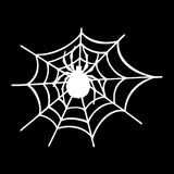 13.3*10.4CM Bug In Spider Web Stylish Car Stickers Vinyl Reflective Car Styling Decal Black/Silver S1-2713