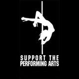 13.6CM*22.9CM Support The Performing Arts Funny Dancer Car Sticker Decoration And Decals Accessories Black/Sliver C8-0688