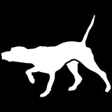 13*9.7CM POINTER DOG Car Sticker Decal Cartoon Interesting Motorcycle Accessories Car Styling C2-0387