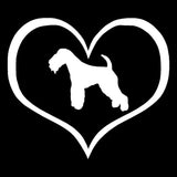 14.6*12.7CM Lakeland Terrier Dog Vinyl Decal Personality Reflective Car Stickers Car Styling Decoration Black/Silver S1-0431