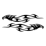 15*3CM Pair Eagle Flames Tribal Car Sticker Personalized Motorcycle Waterproof Stickers Car Styling Accessories C2-0417