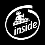 15x15CM DJ INSIDE Funny Black/Silver Vinyl Decal Car Sticker Car-styling S8-0713