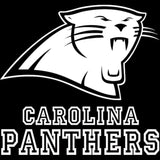16.1CM*15.2CM Carolina Panthers Logo Nfl Decal Vinyl Car Sticker Car-Styling Sticker Decorative Accessories Black/Sliver C8-0986