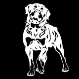 17*26.2CM Rottweiler Dog Car Stickers Personality Vinyl Decal Car Styling Truck Decoration Black/Silver S1-0939
