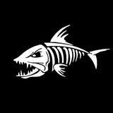 18*10CM Marine FISH BONES Car Sticker Decals Fishbone Personality Motorcycle Car Stickers And Decals C2-0126