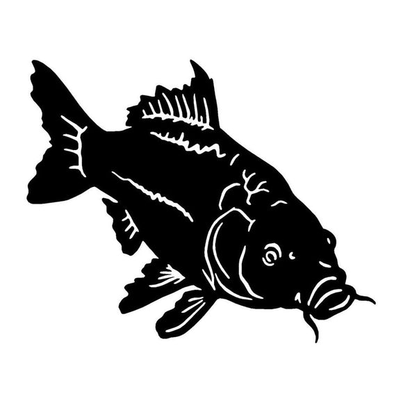 18.8*15.2CM Carp Vinyl Fishing Decal Motorcycle Accessories Stickers Personalized Car Styling C2-0574
