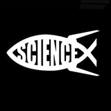 19.6CM*9.8CM Science Jesus Fish Evolution Vinyl Decal God Darwin Big Bang Religion Reflective Car Sticker Black Sliver C8-0958