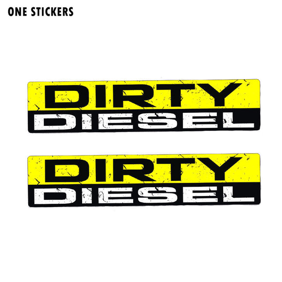 15CM*3CM Funny  DIRTY DIESEL Car Sticker Personality  Body Decal PVC 12-0007