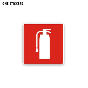 15CM*15CM Car Sticker Personality Fire Extinguisher PVC Decal 12-0411