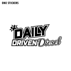 16CM*7CM Fashion DAILY DRIVEN DIESEL Decal Vinyl Car-styling Car Sticker Black Silver C11-0650
