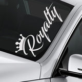 Royalty crown sticker JDM LARGE stance Funny drift lowered car windshield decal