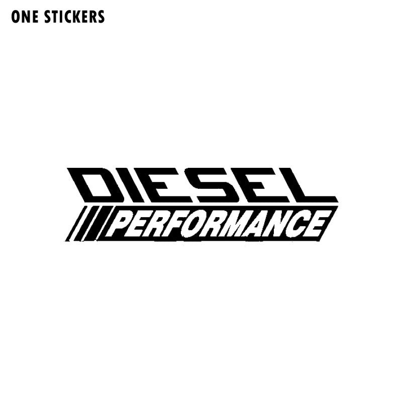 16CM*4.3CM Fashion DIESEL PERFORMANCE High-quality Graphical Decal Black/Silver Vinyl Car Sticker C11-0644