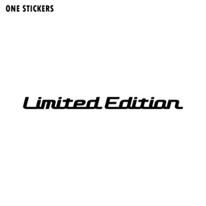 25CM*2CM LIMITED EDITION Creative Vinyl Car Window Sticker Car-styling Decal Black/Silver C11-0702