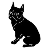 8.9*12.7CM Boston Terrier Pet Dog Car Stickers Creative Vinyl Decal Car Styling Bumper Accessories Black/Silver S1-0868
