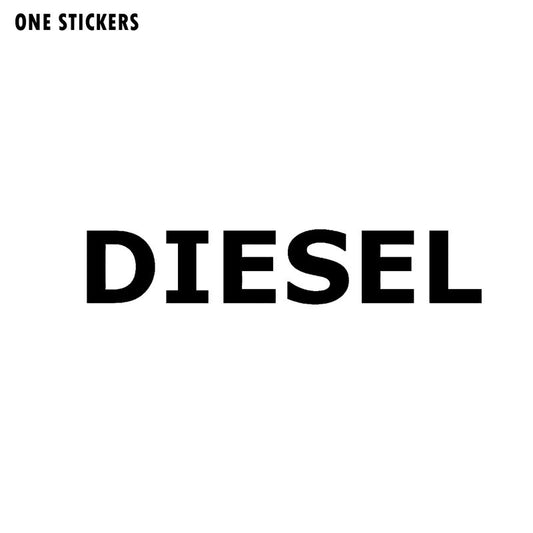 15CM*2.8CM Fashion DIESEL Vinyl Car-styling Graphical Decal Black/Silver Car Sticker C11-0643