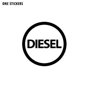 10CM*10CM Fashion DIESEL Vinyl High-quality Decal Car Sticker Black/Silver Car-styling C11-0668