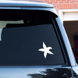 14.6cm*16.9cm Snore Piece Be Beaten By Wind And Waves Interesting Marine Vinyl Black/Silver Decal Car Sticker C18-0195