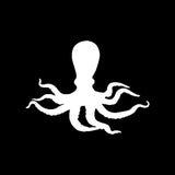 15.9cm*12.1cm Full Of Inks Blue Mountain Little And Dainty Octopus Black/Silver Vinyl Decal Beautiful Car Sticker C18-0217