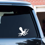 15.9cm*12.1cm Full Of Inks Blue Mountain Little And Dainty Octopus Black/Silver Vinyl Decal Beautiful Car Sticker C18-0217