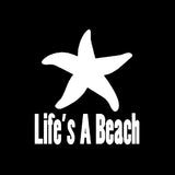 15.9cm*14.8cm Enjoy life And the beach Entertainment Is Beautiful Unmatched Vinyl Decal Black/Silver Car Sticker C18-0221
