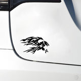 15CM*10CM Personality Decoration Flying EAGLE Vinyl Car Sticker Decal Black/Silver C15-0874