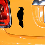 5CM*16.5CM Fun Woodpecker Bird Silhouette Vinyl High-quality Car Sticker Decal Black/Silver C15-0826
