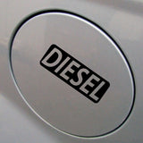 12.7CM*4.5CM Fashion DIESEL Fuel Only Vinyl Decor Car Sticker Decals Black/Silver C11-0617