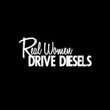 13.3CM*5.3CM Fashion REAL WOMEN DRIVE DIESELS Vinyl Car-styling Decoration Car Sticker Decal Graphical C11-0629