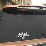 14.8CM*8.3CM Fashion Campervan life Vinyl Wonderful Car Window Sticker Decal Black Silver C11-1611