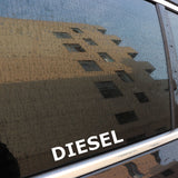 15CM*2.8CM Fashion DIESEL Vinyl Car-styling Graphical Decal Black/Silver Car Sticker C11-0643