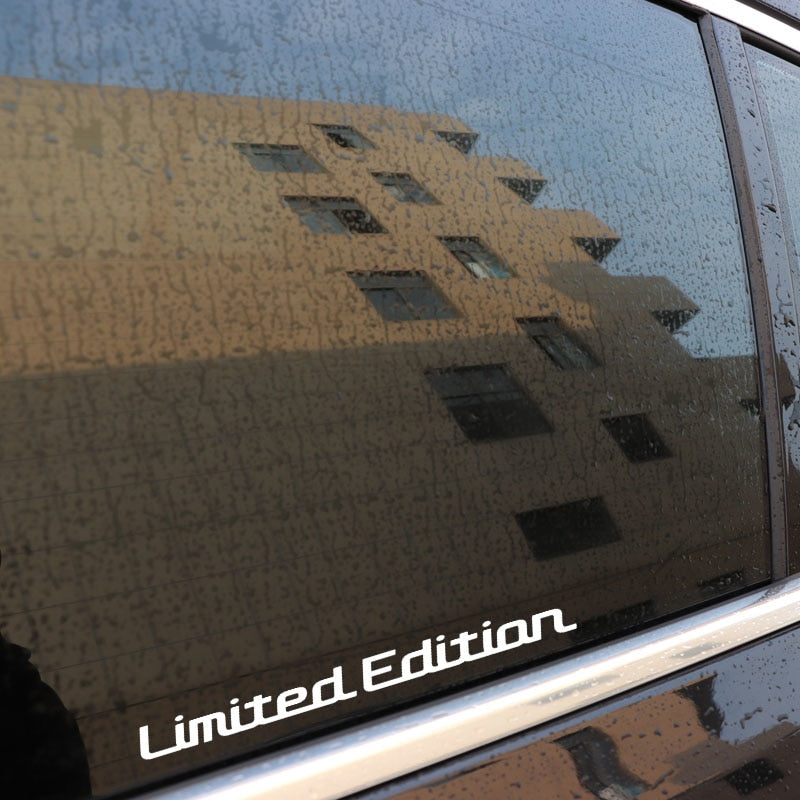 Limited Edition Creative Vinyl Car Window Sticker Car-styling