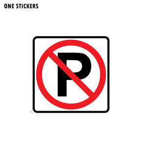 13CM*13CM Funny NO PARKING Personality PVC Decal Car Sticker 12-0166