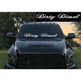 Dirty Diesel Windshield Banner Decal / Sticker 6x44 america truck lift off road